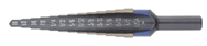 4-22mm Dia. - TiN Coated - HSS Step Drill - Sun Tool & Supply