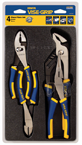 Pliers Set -- #2078707; 4 Pieces; Includes: 6" Diagonal Cutter; 6" Slip Joint; 8" Long Nose; 10" Groove Joint - Sun Tool & Supply