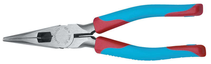 Channellock Long Needle Nose Pliers -- #318CB Cushion Grip 8.5'' Long - Sun Tool & Supply