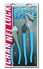 Channellock Combo Pliers Set -- #GS2; 2 Pieces; Includes: 7" Cutting; 9-1/2" Tongue & Groove - Sun Tool & Supply