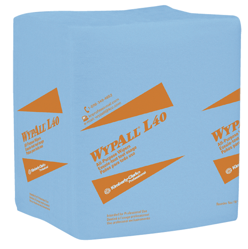 12.5 x 14.4'' - Package of 672 - WypAll L40 1/4 Fold - Sun Tool & Supply