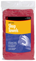 15 x 15'' - Package of 50 - Shop Towels - Sun Tool & Supply