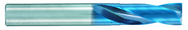 7.1mm Dia. - X 70mm OAL - Stub-Carbide-Drill-Aqua EX Coated - Sun Tool & Supply