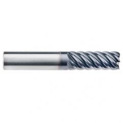 1/4" Dia. - 3/4" LOC - 2-1/2" OAL - 6 FL Carbide End Mill-AlTiN-x - Sun Tool & Supply