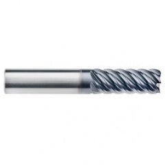 1/4" Dia. - 3/4" LOC - 2-1/2" OAL - 6 FL Carbide End Mill-AlTiN-x - Sun Tool & Supply