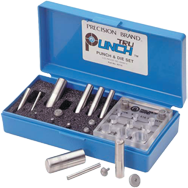 Tru-Punch Punch & Die Set - #40110; 3/4'' Maximum OD; .010'' Maximum Material Thickness - Sun Tool & Supply