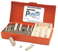 Metric 10 Tru-Punch Punch & Die Set - #40300; 20mm Maximum OD; .25mm Maximum Material Thickness - Sun Tool & Supply