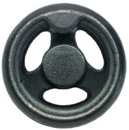 Cast Iron Handwheel (No Holes) - 12'' Wheel Diameter; 2-5/32'' Hub Diameter - Sun Tool & Supply