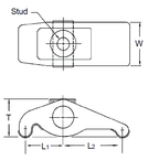 #850740 - 0 to 1-3/4'' Clamping Range - Adjusta-Clamp Body Only - Sun Tool & Supply