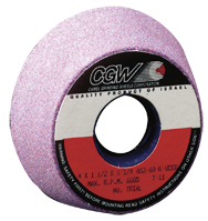 5/3-3/4 x 1-3/4 x 1-1/4" - Aluminum Oxide (PA) / 46K Type 11 - Tool & Cutter Grinding Wheel - Sun Tool & Supply