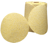 5" x No Hole - 100 Grit - Aluminum Oxide - DriLube Gold Resin Paper Sanding PSA Disc - Sun Tool & Supply