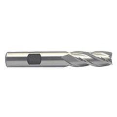 7/8 Dia. x 4-1/8 Overall Length 4-Flute Square End M-42 Cobalt SE End Mill-Round Shank-Center Cut-Uncoated - Sun Tool & Supply