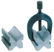 #599-749 - 1-1/2 x 1-1/2 x 2'' - V-Block & Clamp Set - Sun Tool & Supply