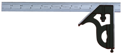 #33HC-18-4R - 18'' - 4R Graduation - Regular Blade - 3 Piece Combination Square Set - Sun Tool & Supply