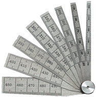 #269MA - 10 Leaf - 2 to 12mm Range - Taper Gage - Sun Tool & Supply