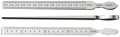 #270 - 1 Leaf - .010 to .150" (.3 to 4mm) Range - Taper Gage - Sun Tool & Supply