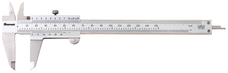 #125MEA-8/200 - 0 - 8 / 0 - 200mm Measuring Range (.002 /0.02mm Grad.) - Vernier Caliper - Sun Tool & Supply