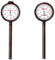 #650B5 - 0-50-0 Dial Reading - Back Plunger Dial Indicator w/ 3 Pts & Deep Hole Attachment - Sun Tool & Supply