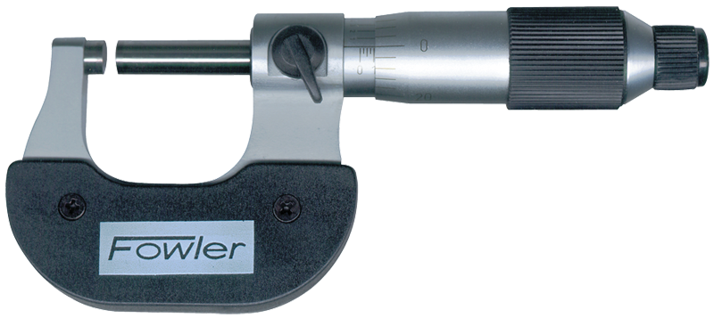 0 - 1'' Measuring Range - .0001" Graduation - Ratchet Thimble - Carbide Face - Economy Outside Micrometer - Sun Tool & Supply