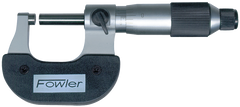 0 - 1'' Measuring Range - .0001" Graduation - Ratchet Thimble - Carbide Face - Economy Outside Micrometer - Sun Tool & Supply