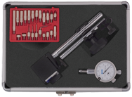 Kit Contains: Noga Mini Mag Base; AGD Group 1 Indicator; 22-Piece Contact Point Set In Aluminum Case - Mini Mag Set - Sun Tool & Supply