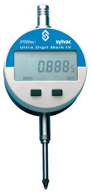 #54-520-260 - 0 - 1 / 0 - 25mm Measuring Range - .0005/.01mm Resolution - 64th Inch / Metric / Fraction - INDI-XBlue Electronic Indicator - Sun Tool & Supply