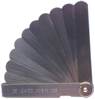 #5015 - 15 Leaf - .0015 to .200" Range - Thickness Gage - Sun Tool & Supply