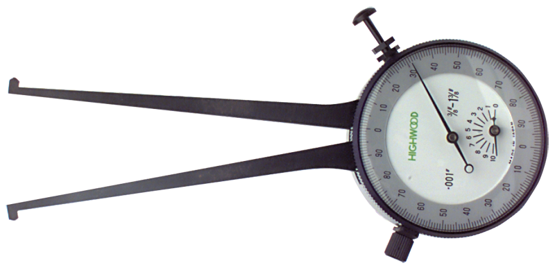 #IC287 - 2.875 - 3.875'' Range - .001'' Graduation - Dial Face Internal Caliper Gage - Sun Tool & Supply