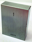 .080" - Certified Rectangular Steel Gage Block - Grade 0 - Sun Tool & Supply