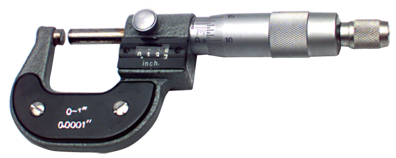 3 - 4'' Measuring Range - .0001 Graduation - Ratchet Thimble - Carbide Face - Digital Outsite Micrometer - Sun Tool & Supply