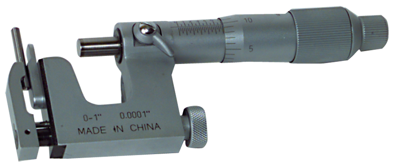 1 - 2'' Measuring Range - .0001 Graduation - Friction Thimble - Carbide Face - Mutli-Anvil Micrometer - Sun Tool & Supply