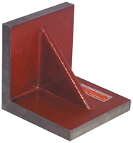 8 x 8 x 8" - Precision Ground Plain Angle Plate - Sun Tool & Supply