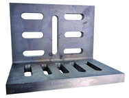 12 x 9 x 8" - Machined Open End Slotted Angle Plate - Sun Tool & Supply