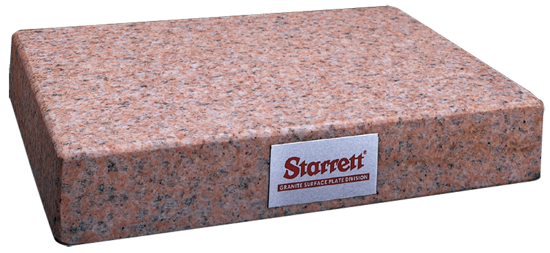 24 x 24" - Grade B 0-Ledge 4'' Thick - Granite Surface Plate - Sun Tool & Supply