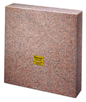 14 x 14 x 3" - Master Pink Five-Face Granite Master Square - A Grade - Sun Tool & Supply