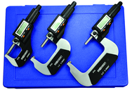 IP54 Electronic Micrometer - 0-3" /76.2mm Range - .00005"/.001mm Resolution - Output S4 Connector - Sun Tool & Supply