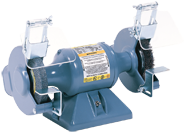 Grinder/Buffer - #8252W; 8 x 1 x 3/4'' Wheel Size; 3/4HP; 3PH; 208-230/460V Motor - Sun Tool & Supply