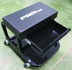 Mechanic's Roller Shop Stool with Drawer - Sun Tool & Supply