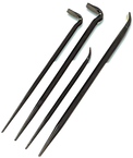 4 Pc. Pinch and Roll Bar Set - 16, 18" Rolling Head Bars; 14, 20" Line Up Bars - Sun Tool & Supply