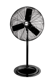 24" Pedestal Fan; 3-speed; 1/4 HP; 120V - Sun Tool & Supply