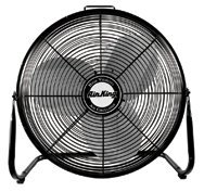 12 " Industrial Grade Floor Fans 3-speed; 1/25 HP; 120V - Sun Tool & Supply