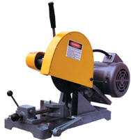 Abrasive Cut-Off Saw-Floor Swivel Vise - #K10S-1; Takes 10" x 5/8 Hole Wheel (Not Included); 3HP; 1PH Motor - Sun Tool & Supply