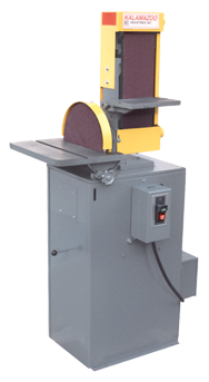 6" x 48" Belt and 12" Disc Floor Standing Combination Sander with Dust Collector 3HP; 3PH - Sun Tool & Supply