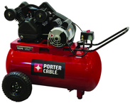 20 Gal. Single Stage Air Compressor, Horizontal, medium Duty Cast Iron - Sun Tool & Supply