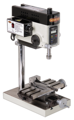 Mill Drill - 1JT Spindle - 3-1/2 x 8'' Table Size - 1/5HP; 1PH; 110V Motor - Sun Tool & Supply