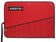 Proto® Red Canvas 10-Pocket Tool Roll - Sun Tool & Supply