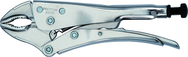 Proto® Nickel Chrome Locking Pliers - Curved Jaw 9-1/4" - Sun Tool & Supply