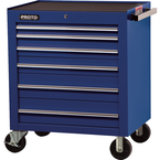 Proto® 450HS 34" Roller Cabinet - 6 Drawer, Blue - Sun Tool & Supply