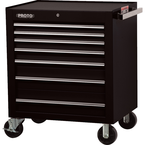 Proto® 450HS 34" Roller Cabinet - 7 Drawer, Black - Sun Tool & Supply