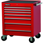 Proto® 450HS 34" Roller Cabinet - 7 Drawer, Red - Sun Tool & Supply